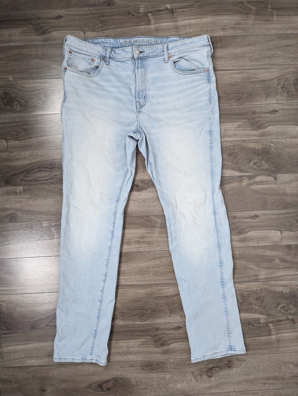 American Eagle Men's Jeans Slim Straight Light Wash Size 40W 34L